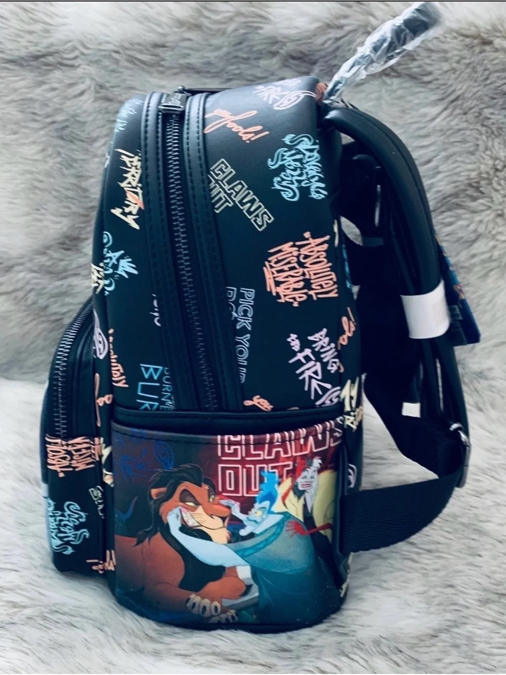 Loungefly Disney Mini Backpack - Villains Club And Wallet Set